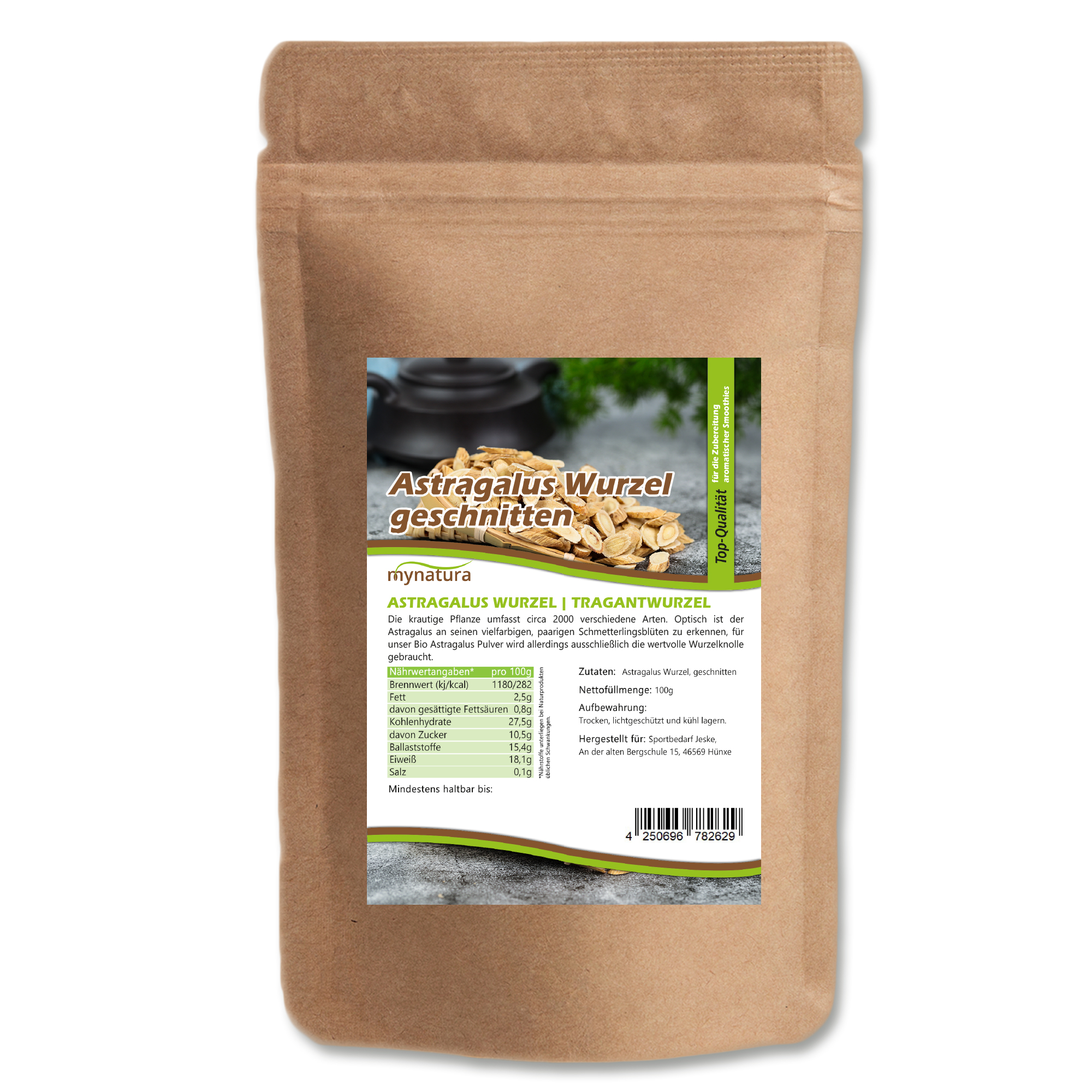 Mynatura Astragalus Wurzel geschnitten