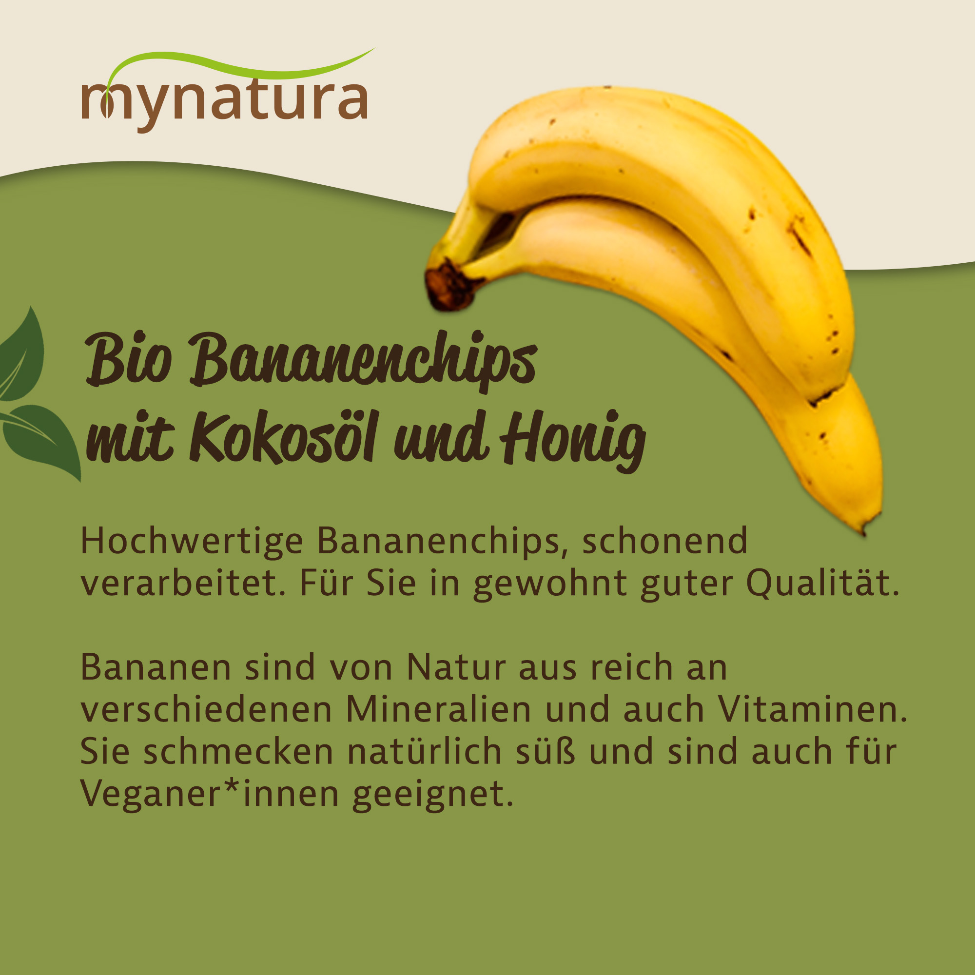 Mynatura Bio Bananenchips 1Kg Mynatura Bio Bananenchips 1Kg