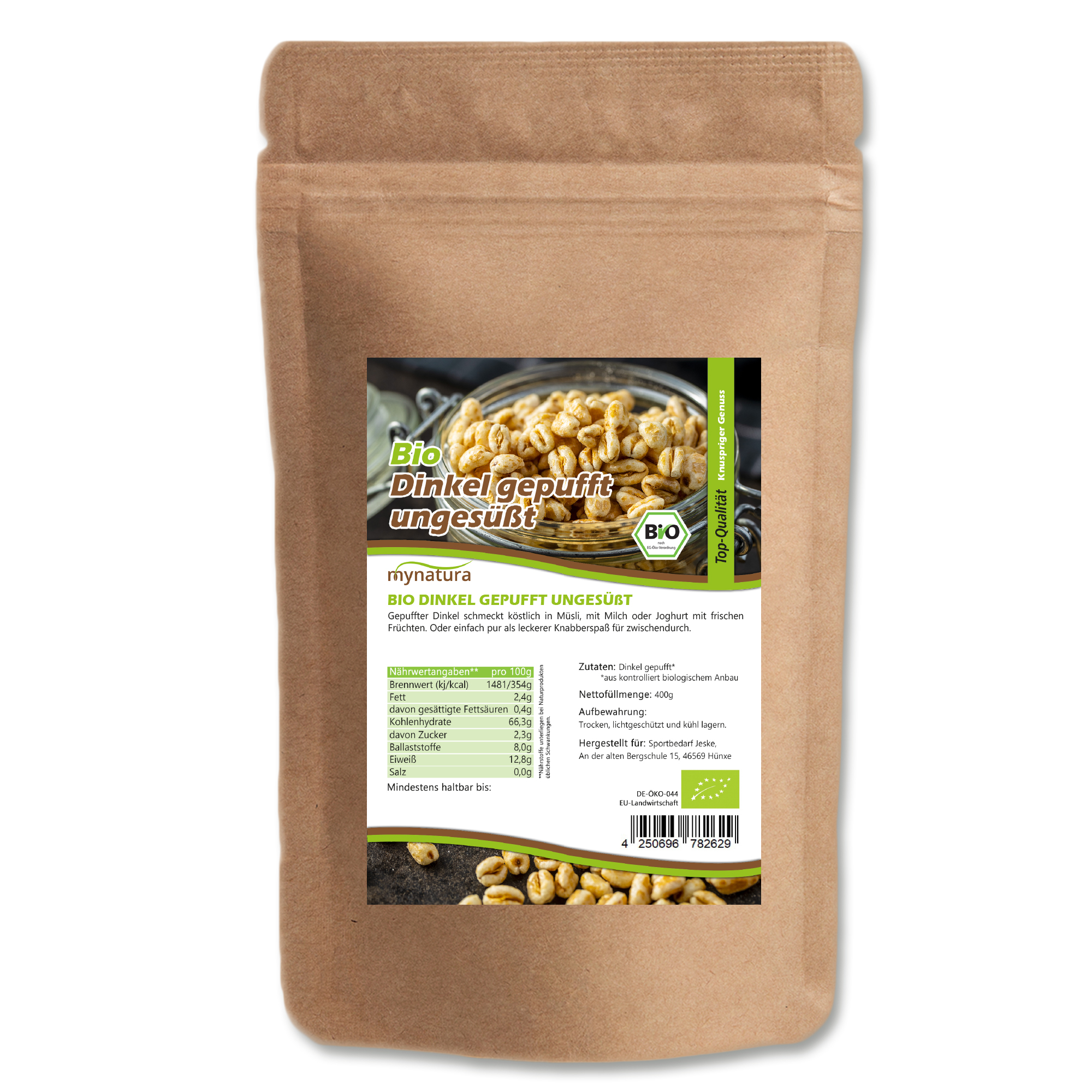 Bio Dinkel gepufft ungesüßt – Knusprige Frühstücks- & Snack-Idee in Bioqualität Bio Dinkel gepufft ungesüßt – Knusprige Frühstücks- & Snack-Idee in Bioqualität