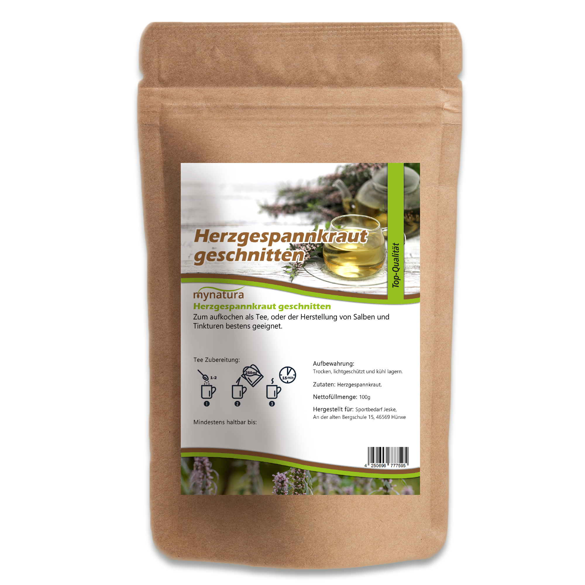 Mynatura Herzgespannkraut getrocknet & geschnitten – naturbelassenes Teekraut in bester Qualität | Kräutertee vegan Mynatura Herzgespannkraut getrocknet & geschnitten – naturbelassenes Teekraut in bester Qualität | Kräutertee vegan