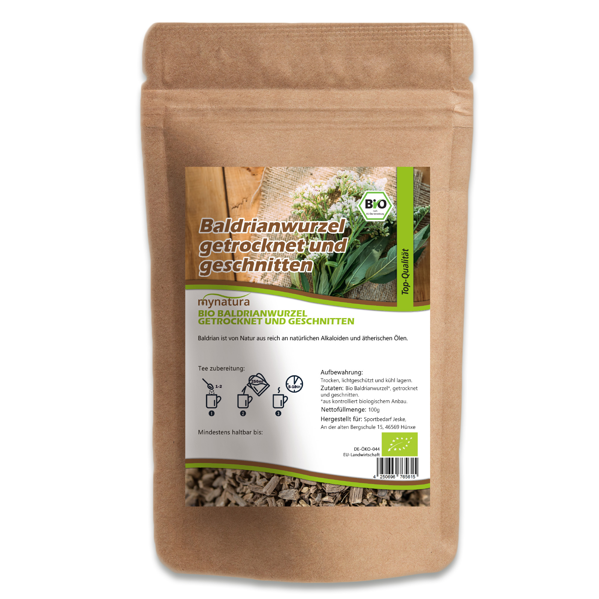 Bio Baldrianwurzel geschnitten von Mynatura | Naturprodukt für Tee & kreative Anwendungen 250g Bio Baldrianwurzel geschnitten von Mynatura | Naturprodukt für Tee & kreative Anwendungen 250g