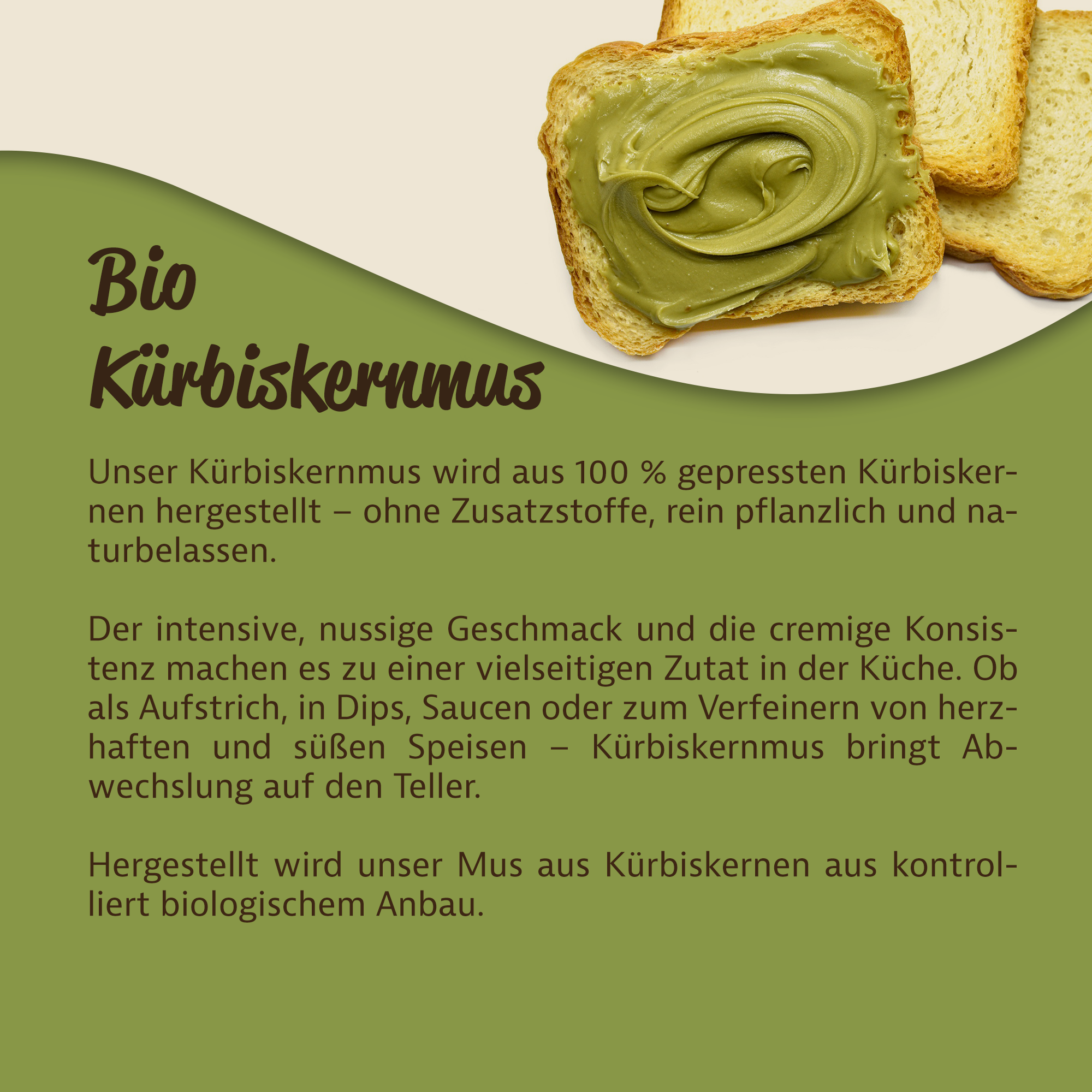 Mynatura Bio Kürbiskernmus 500g