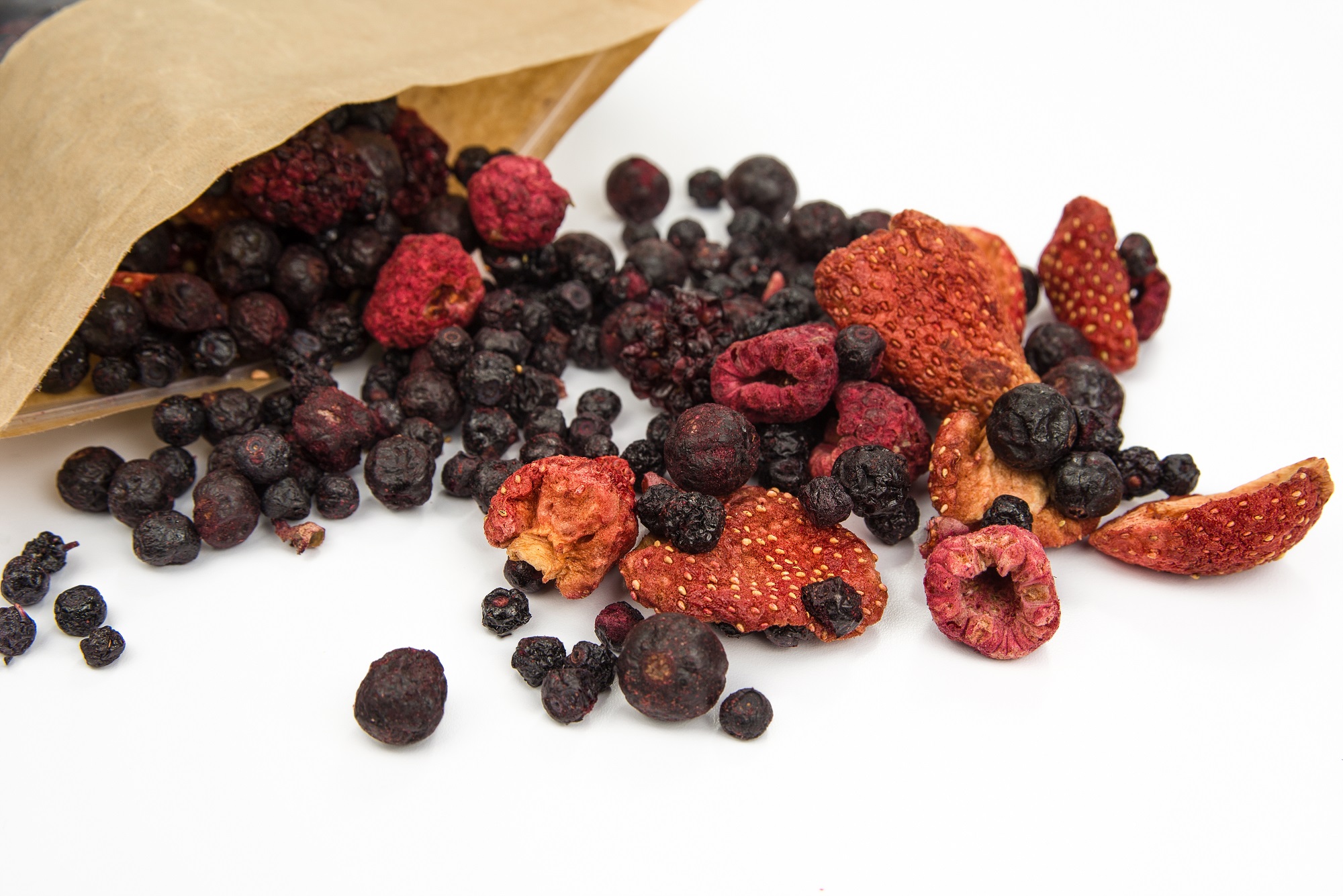 Mynatura Beeren-Mix – Gefriergetrocknete Beeren im 350g Beutel | Knusprig & fruchtig ohne Zusätze