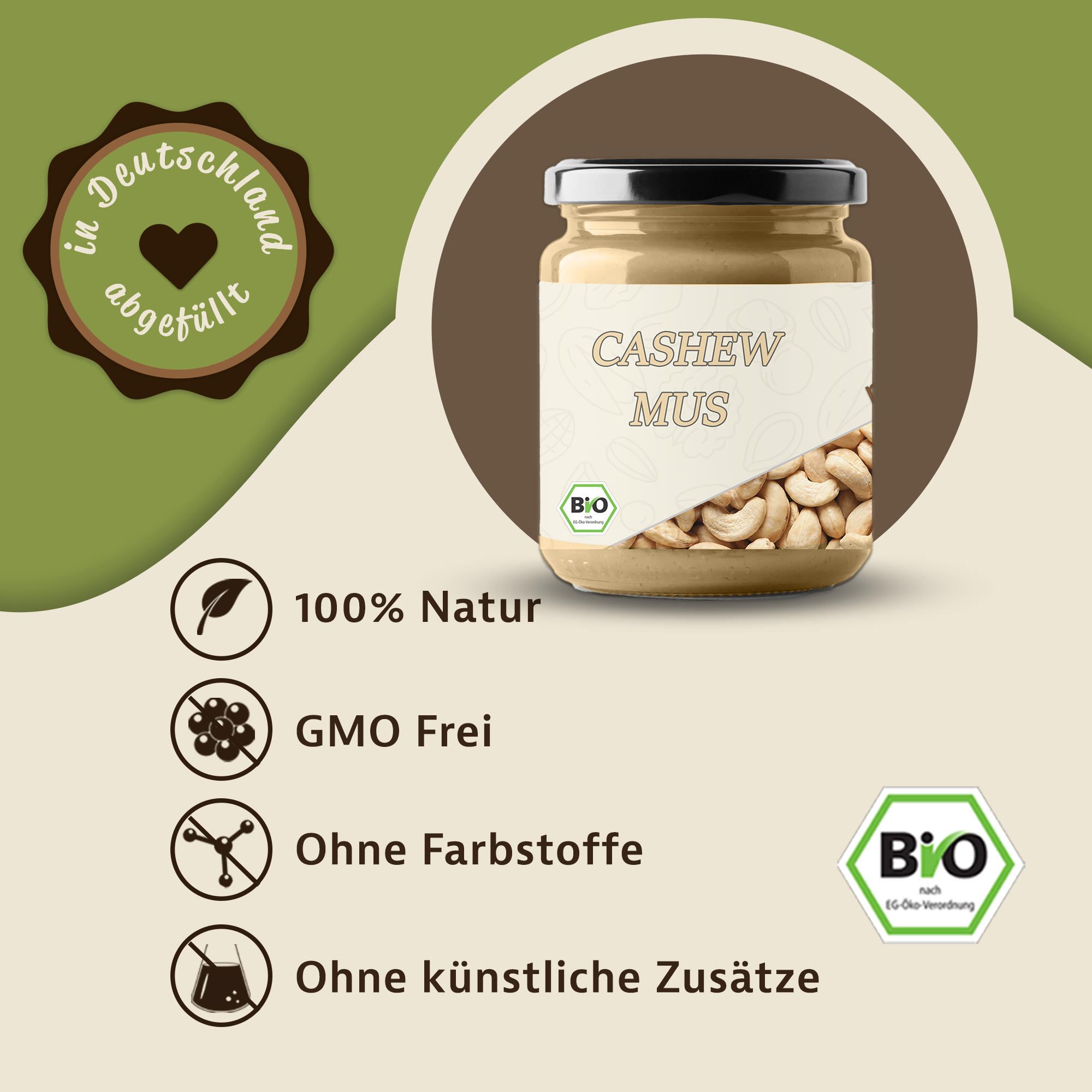 Cashewmus kaufen – cremiges Nussmus aus Cashewnüssen für vegane Küche & Genuss 0,5Kg Cashewmus kaufen – cremiges Nussmus aus Cashewnüssen für vegane Küche & Genuss 0,5Kg