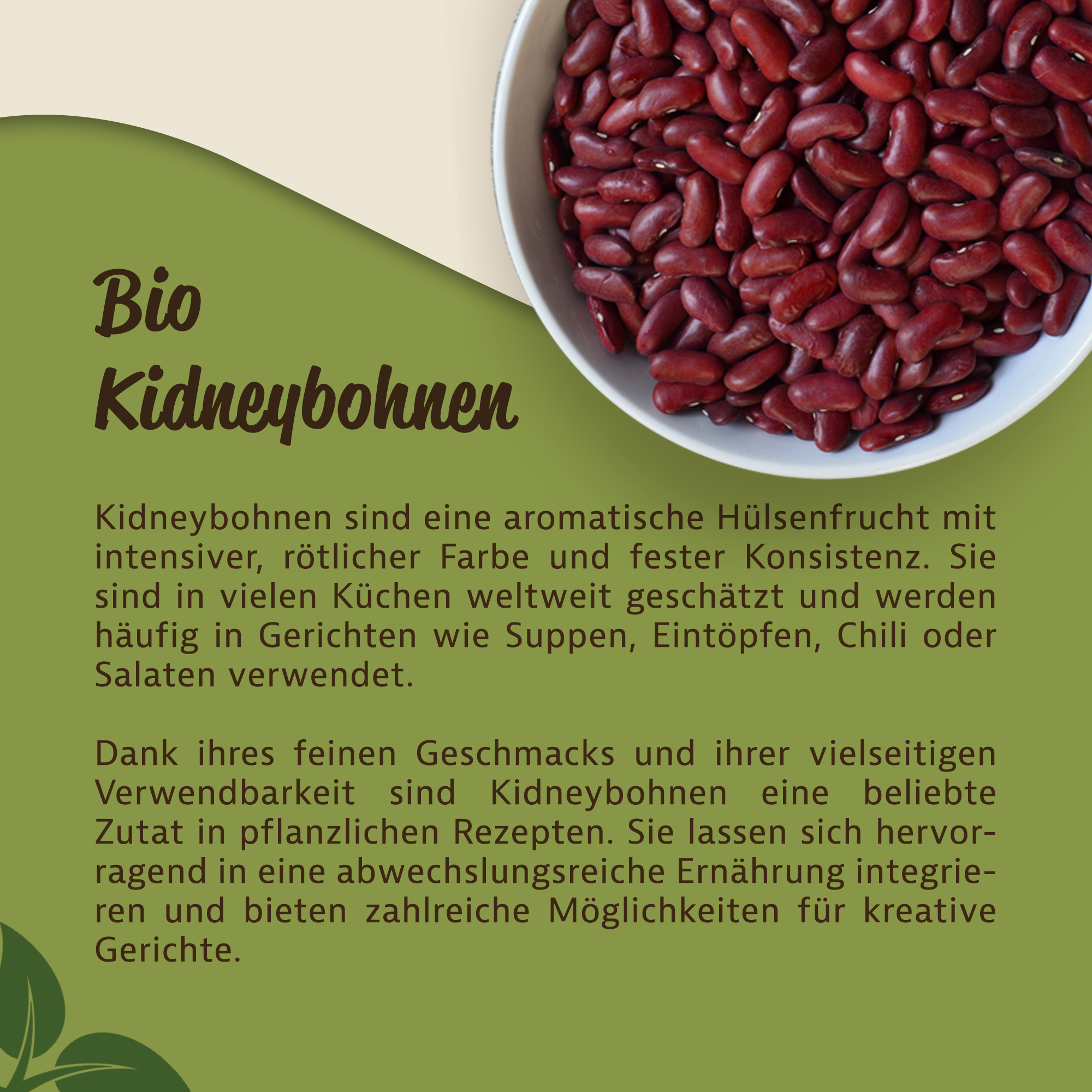 Mynatura Bio Kidneybohnen 2Kg