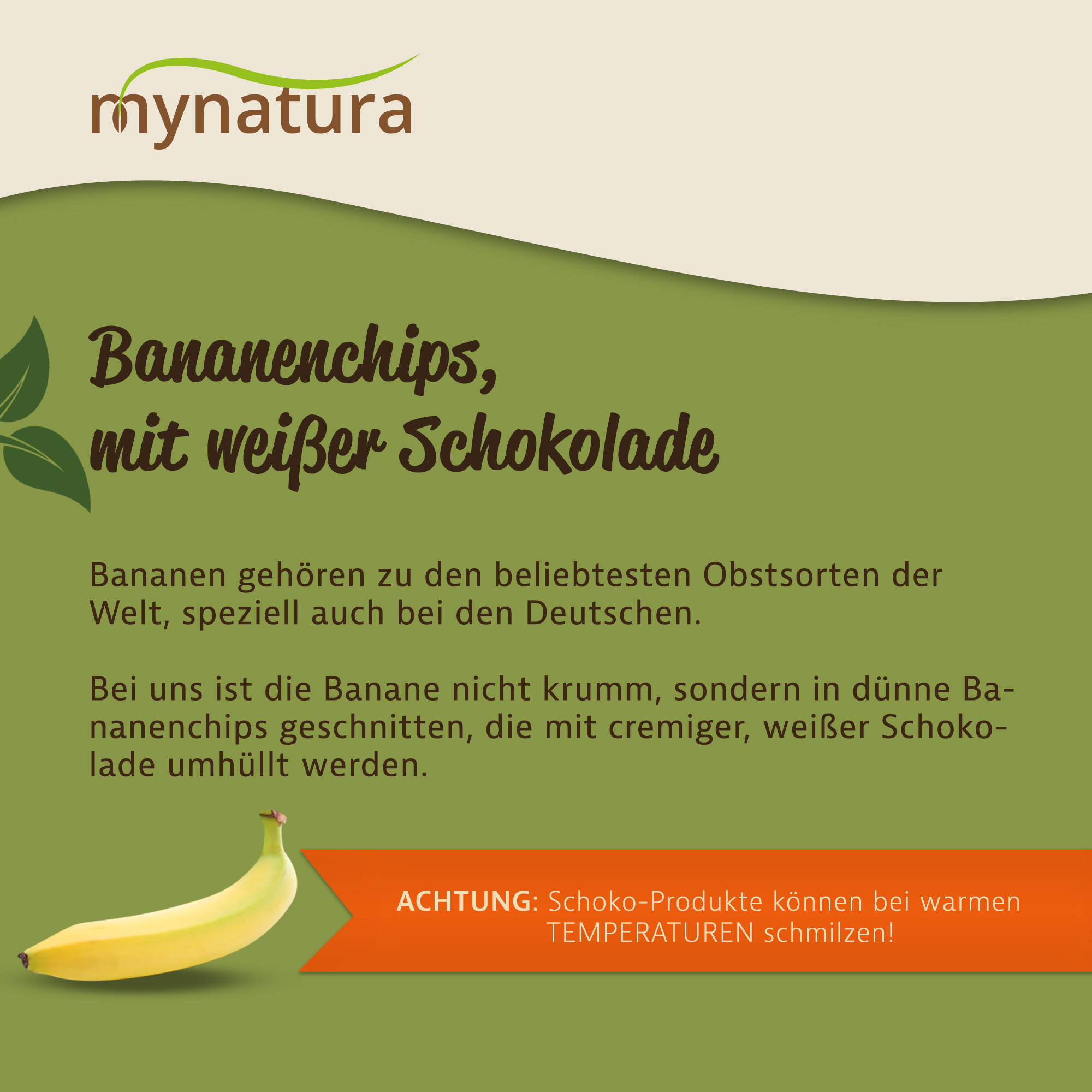 Mynatura Bio Bananenchips in weißer Schokolade – Knusprig-süßer Bio-Snack mit natürlichem Bananengeschmack 1Kg Mynatura Bio Bananenchips in weißer Schokolade – Knusprig-süßer Bio-Snack mit natürlichem Bananengeschmack 1Kg