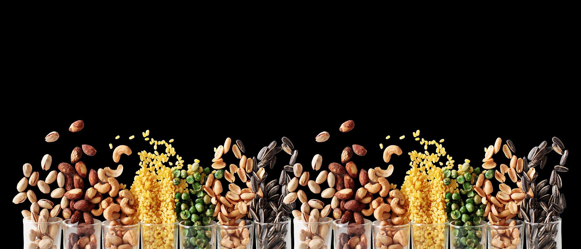 Geisha Mix – Knusprige Reiscracker Mischung mit Sojasoße & Seetang | Mynatura Snack 1 kg Beutel