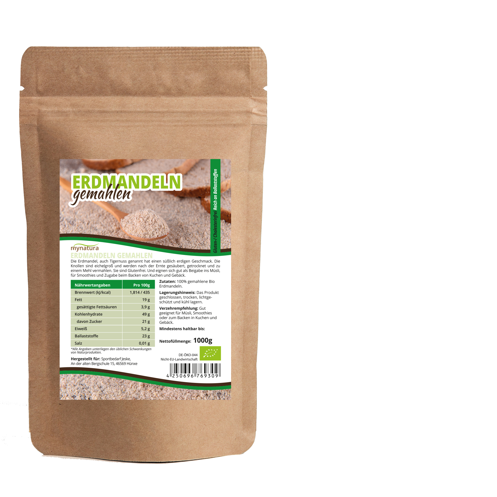 Mynatura Bio Erdmandelmehl 1Kg