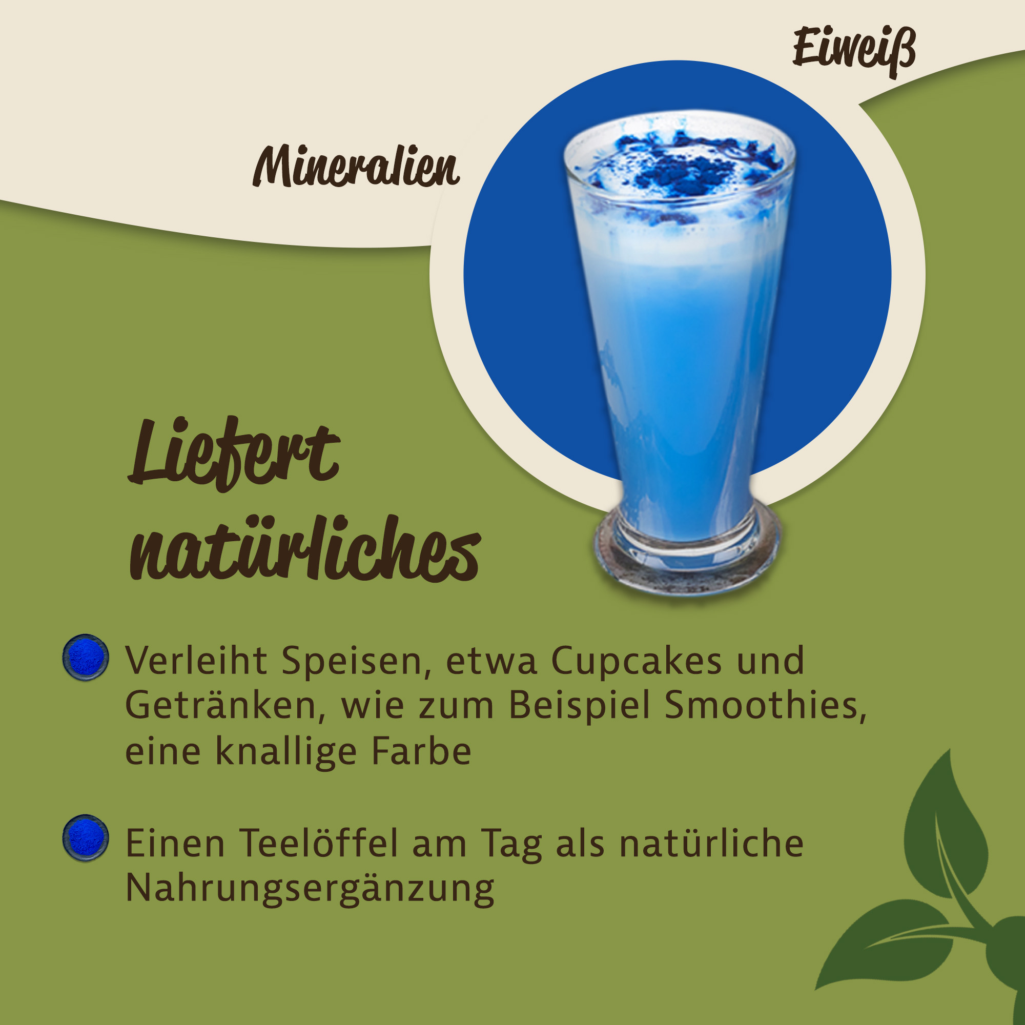 Blaue Spirulina – Natürliches Superfood-Pulver mit intensiv blauer Farbe | Mynatura 0,03Kg Blaue Spirulina – Natürliches Superfood-Pulver mit intensiv blauer Farbe | Mynatura 0,03Kg