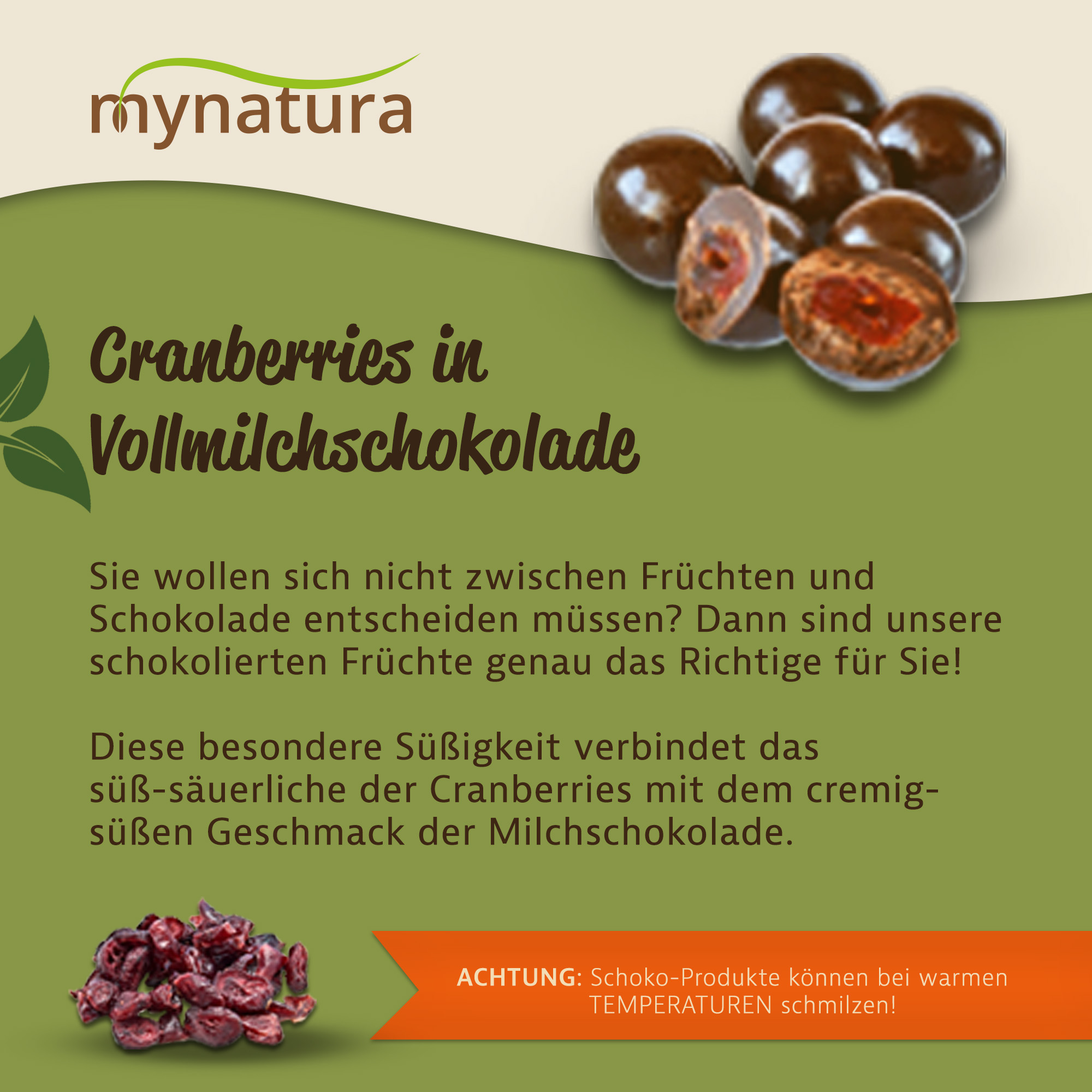 Cranberries mit Vollmilchschokolade – Fruchtig-schokoladiger Snack & Backzutat Cranberries mit Vollmilchschokolade – Fruchtig-schokoladiger Snack & Backzutat