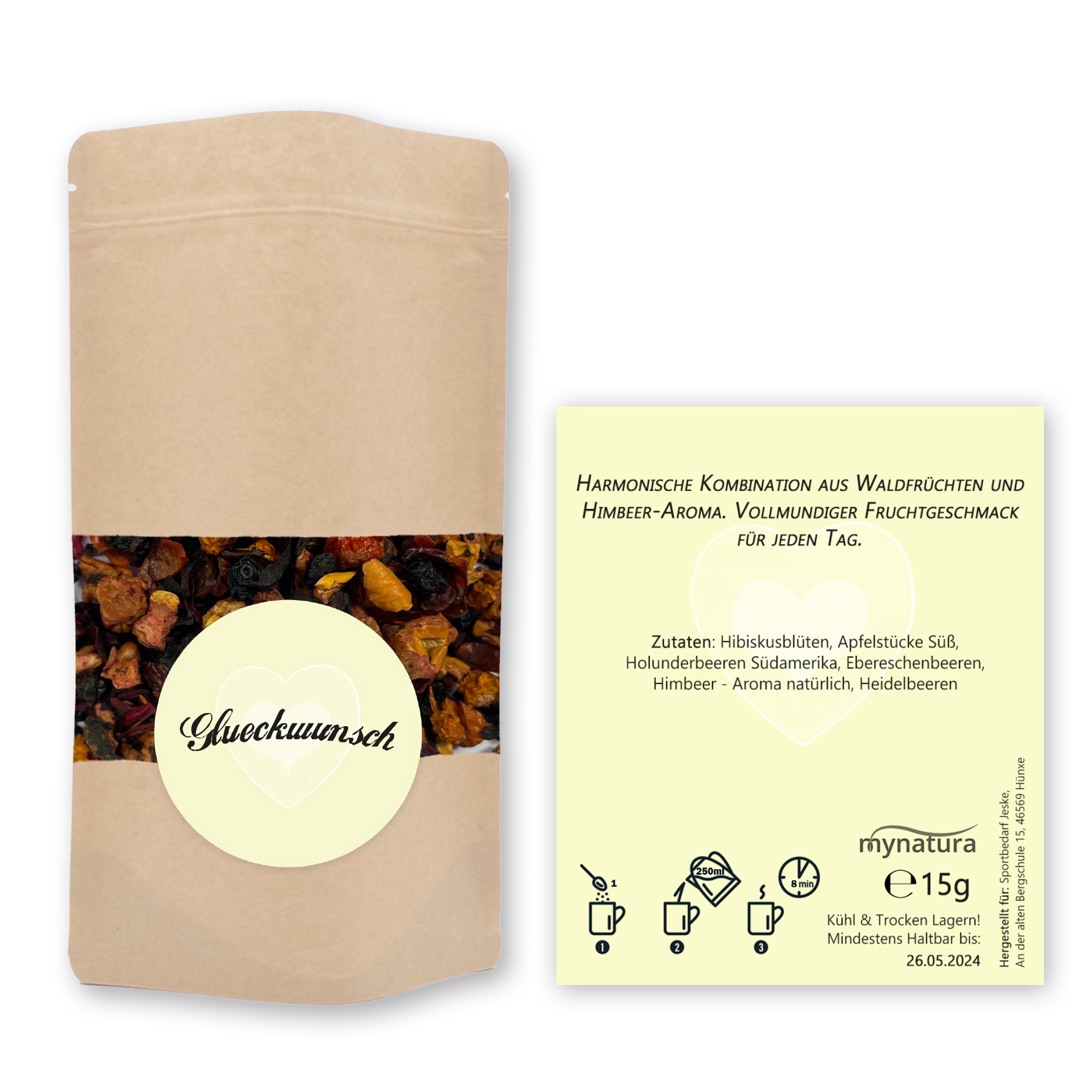 Mynatura Tee Geschenk Box I Herzlichen Glückwunsch