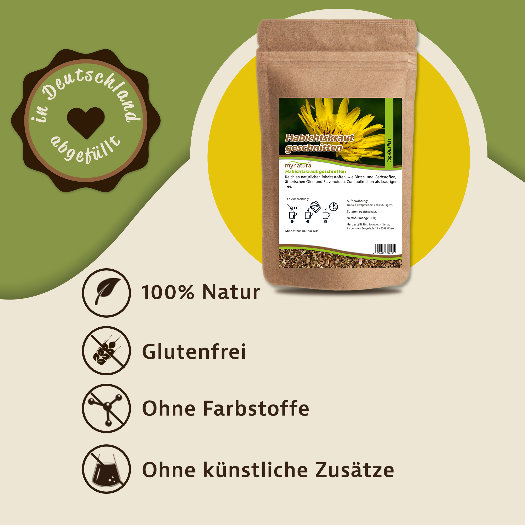 Mynatura Habichtskraut geschnitten 250g