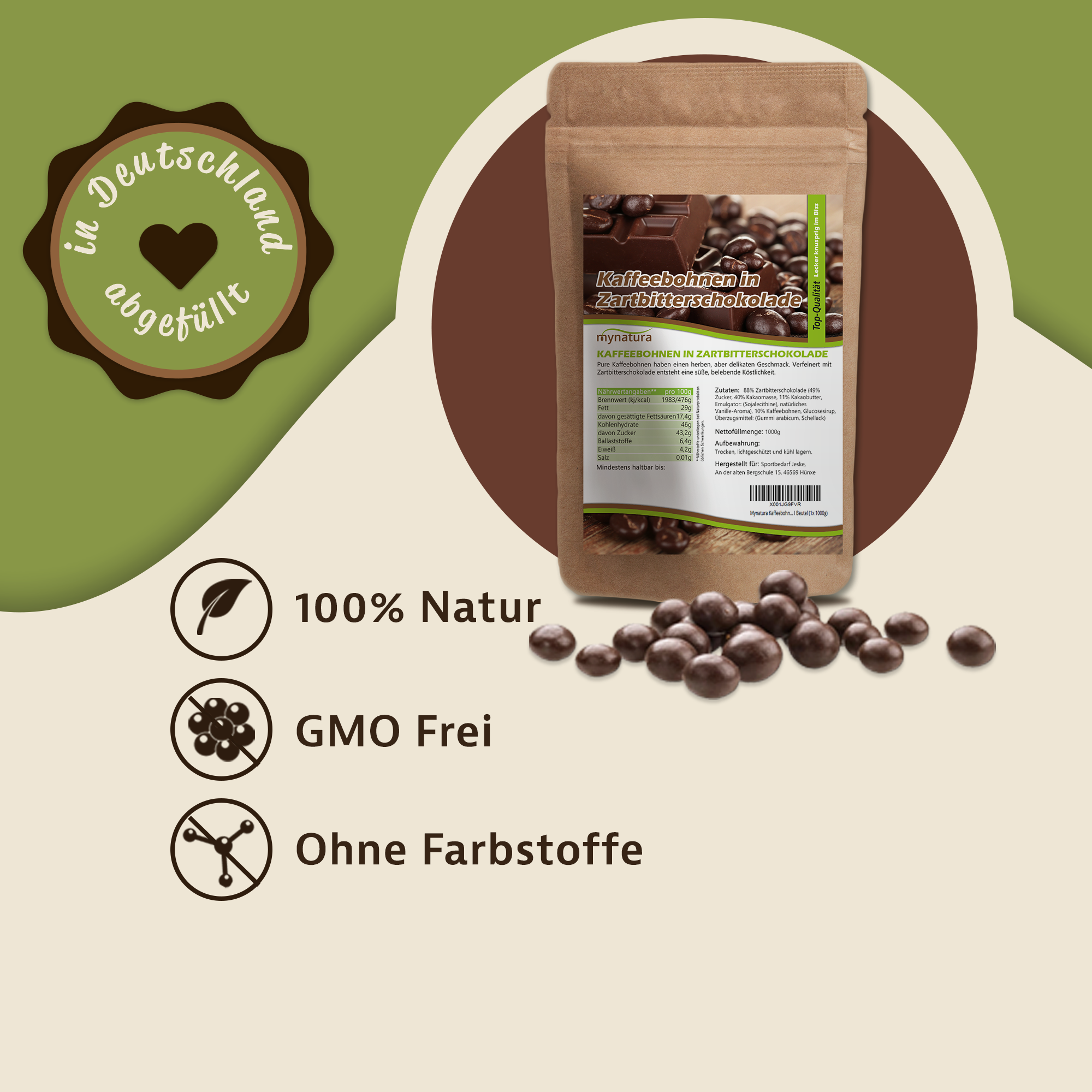 Kaffeebohnen in Zartbitterschokolade – Edler Genuss mit intensivem Aroma Kaffeebohnen in Zartbitterschokolade – Edler Genuss mit intensivem Aroma