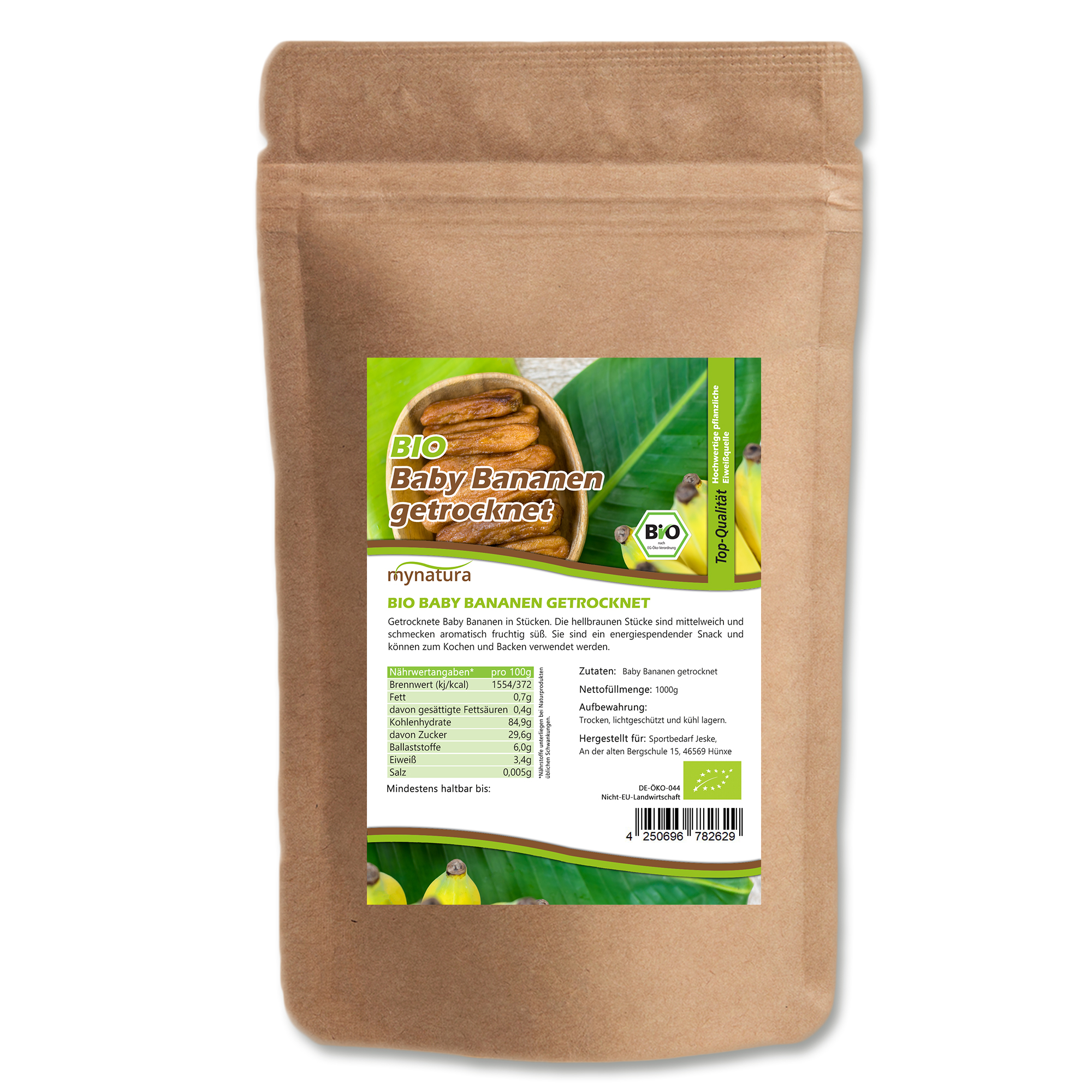 Getrocknete Bio Mini-Bananen kaufen – natürlicher Fruchtgenuss für Snacks & Rezepte 1Kg Getrocknete Bio Mini-Bananen kaufen – natürlicher Fruchtgenuss für Snacks & Rezepte 1Kg