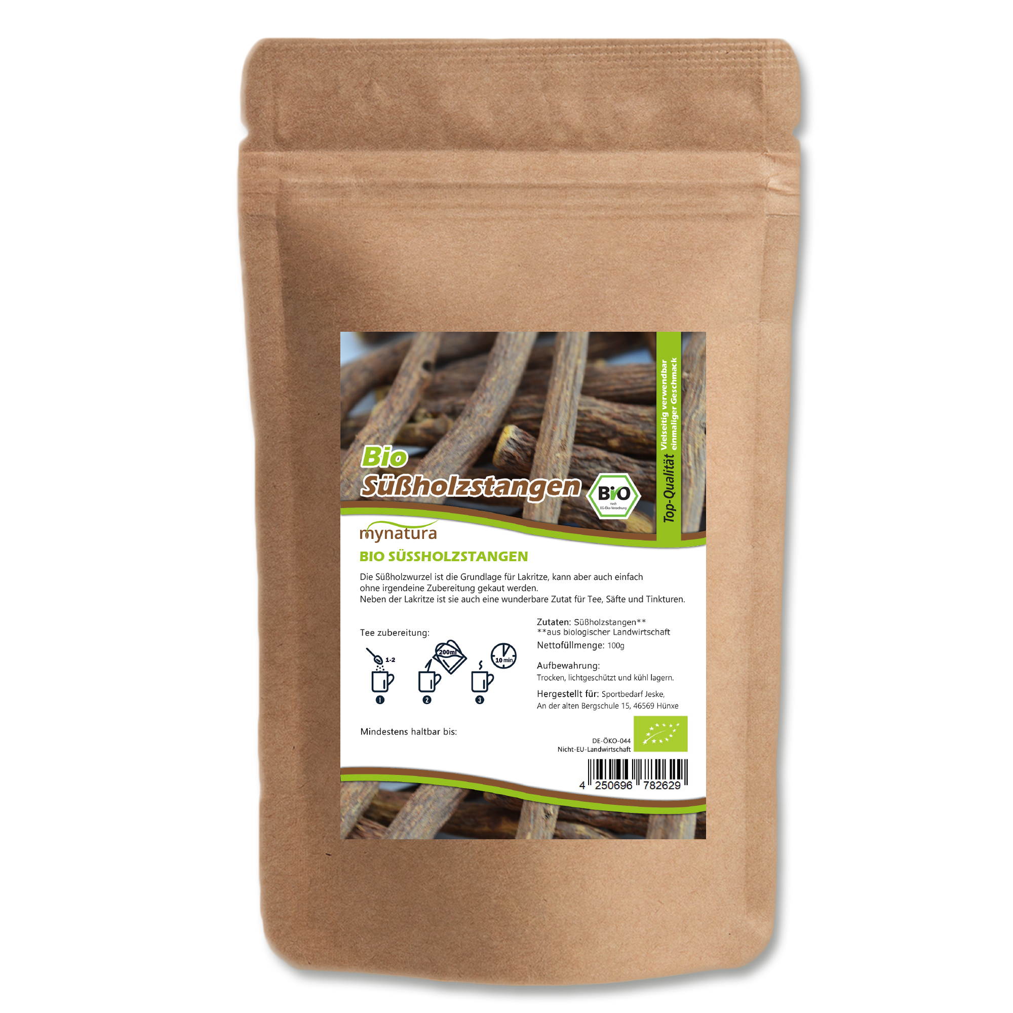 Mynatura Bio Süßholz Stangen 0,1Kg