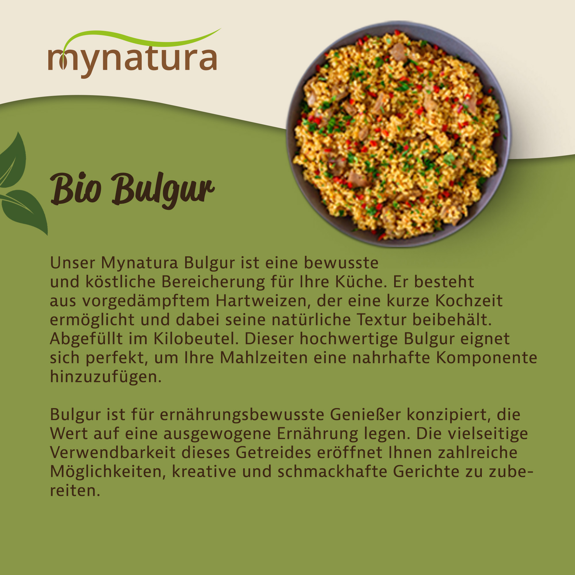 Mynatura Bio Bulgur 1000g