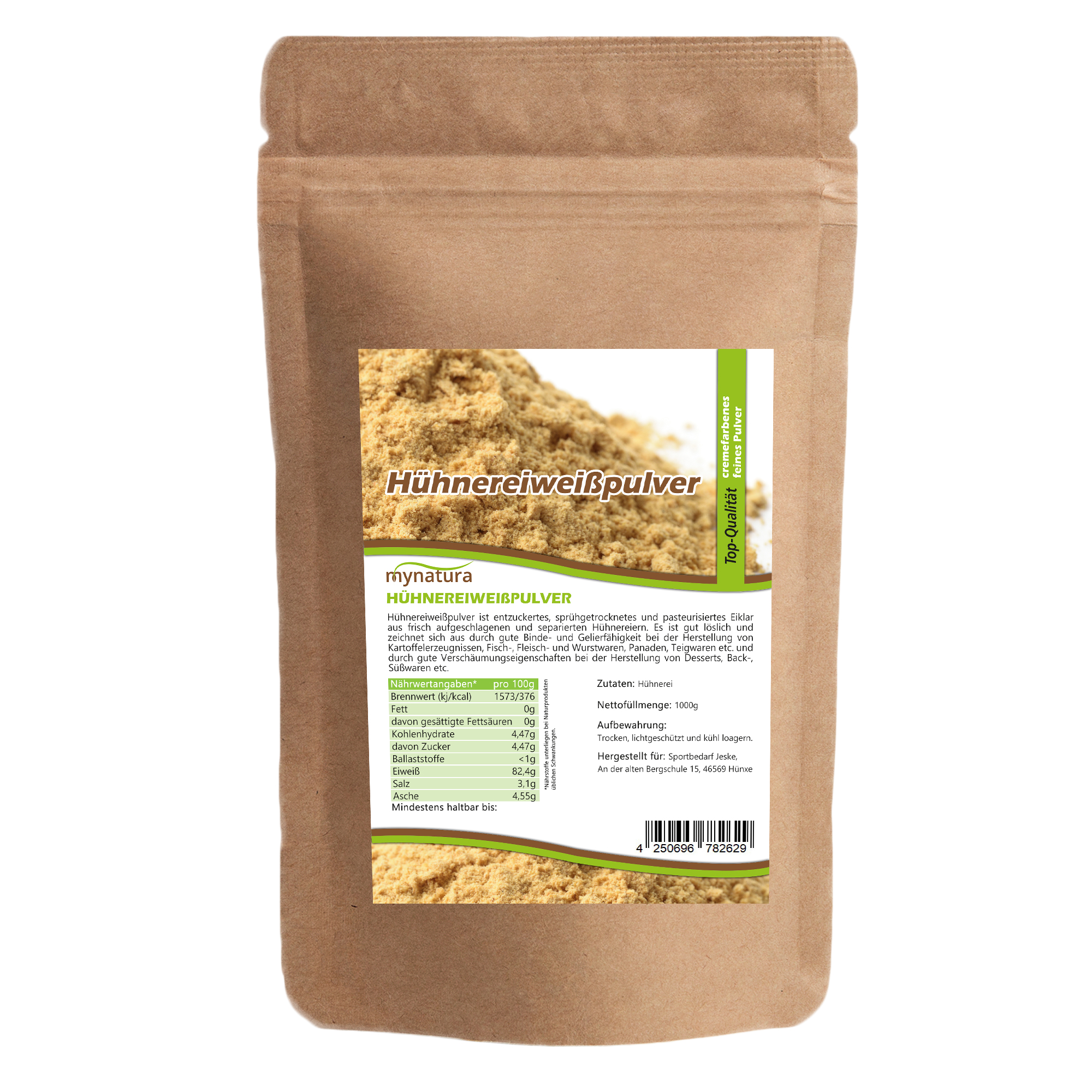 Mynatura Hühnereiweißpulver 1000g