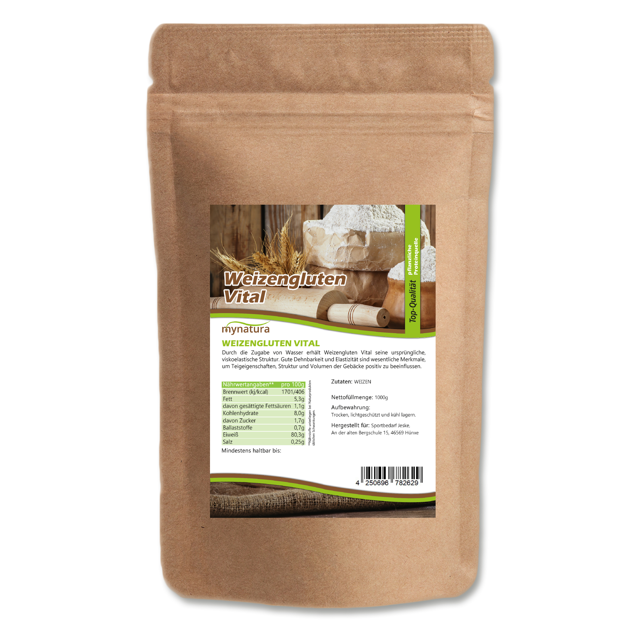 Mynatura Weizengluten Vital 1Kg Mynatura Weizengluten Vital 1Kg