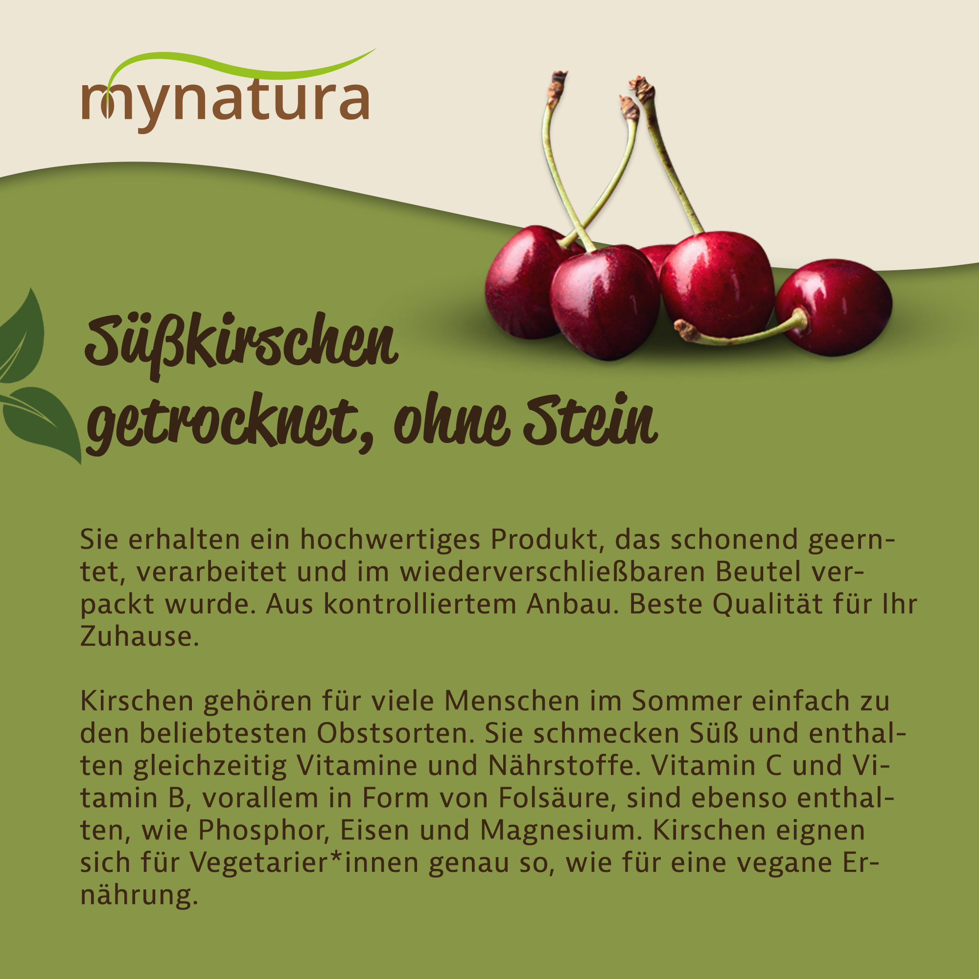 Getrocknete Süßkirschen – Fruchtig-süßer Snack in Premiumqualität | Mynatura Getrocknete Süßkirschen – Fruchtig-süßer Snack in Premiumqualität | Mynatura