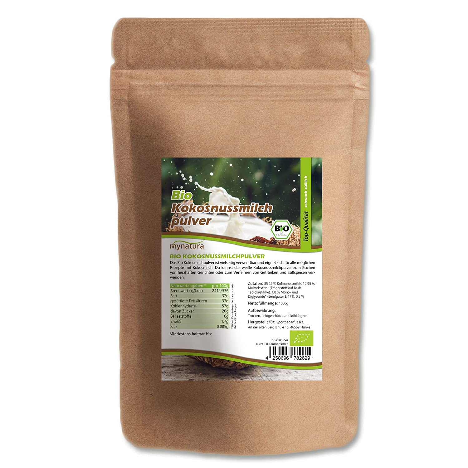 Mynatura Bio Kokosmilchpulver Kokosmilch (1000g) Mynatura Bio Kokosmilchpulver Kokosmilch (1000g)