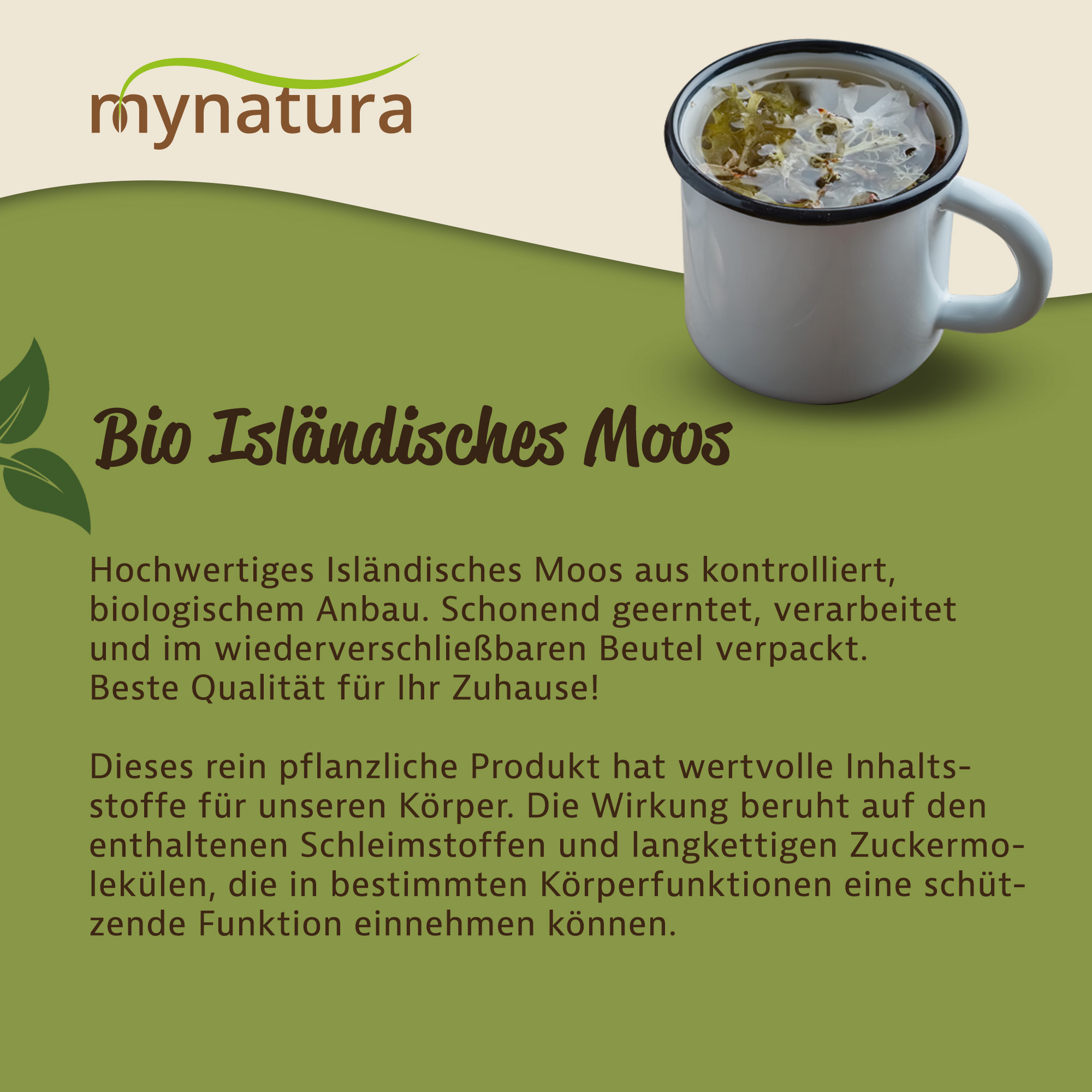 Mynatura Bio Isländisches Moos getrocknet Mynatura Bio Isländisches Moos getrocknet