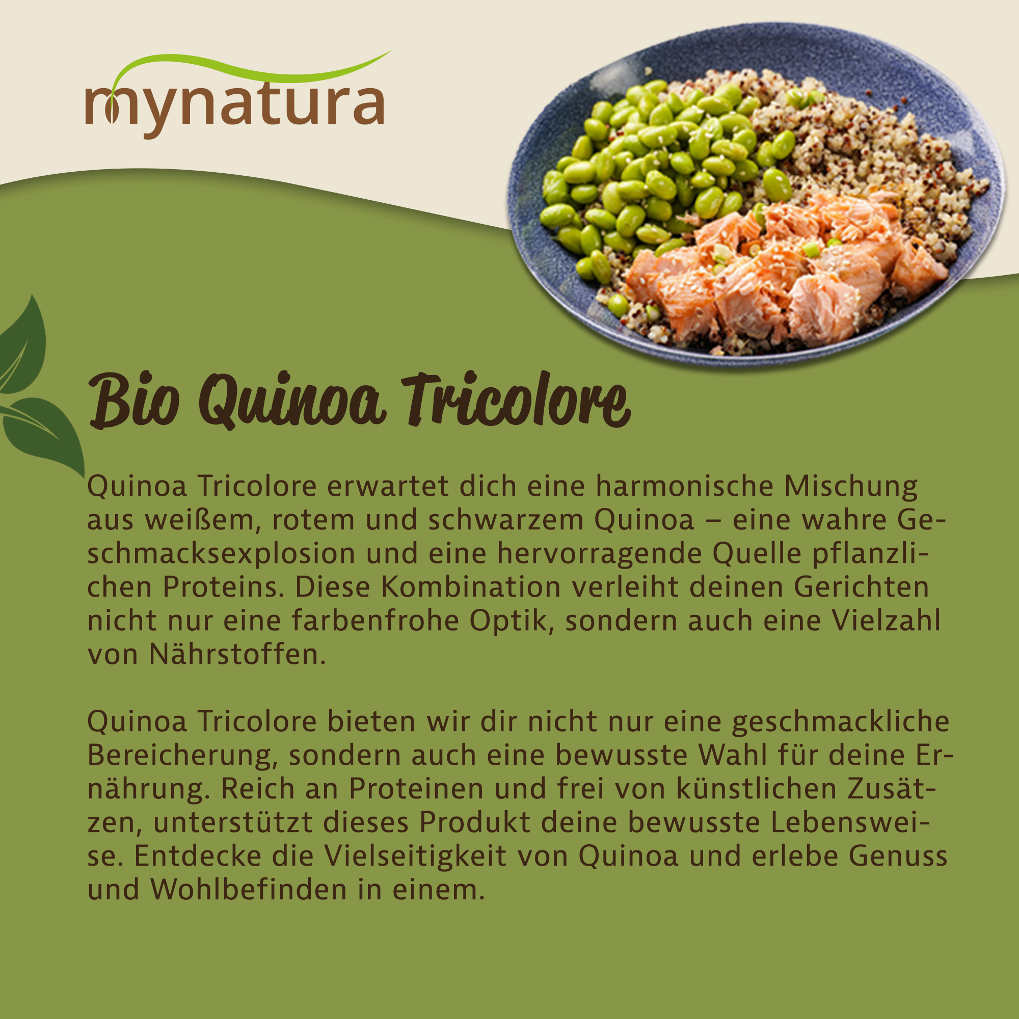 Bio Quinoa Tricolore von Mynatura – Farbige Quinoa-Mischung aus weißem, rotem und schwarzem Quinoa | Vegan & vielseitig für die moderne Küche 1000g Bio Quinoa Tricolore von Mynatura – Farbige Quinoa-Mischung aus weißem, rotem und schwarzem Quinoa | Vegan & vielseitig für die moderne Küche 1000g