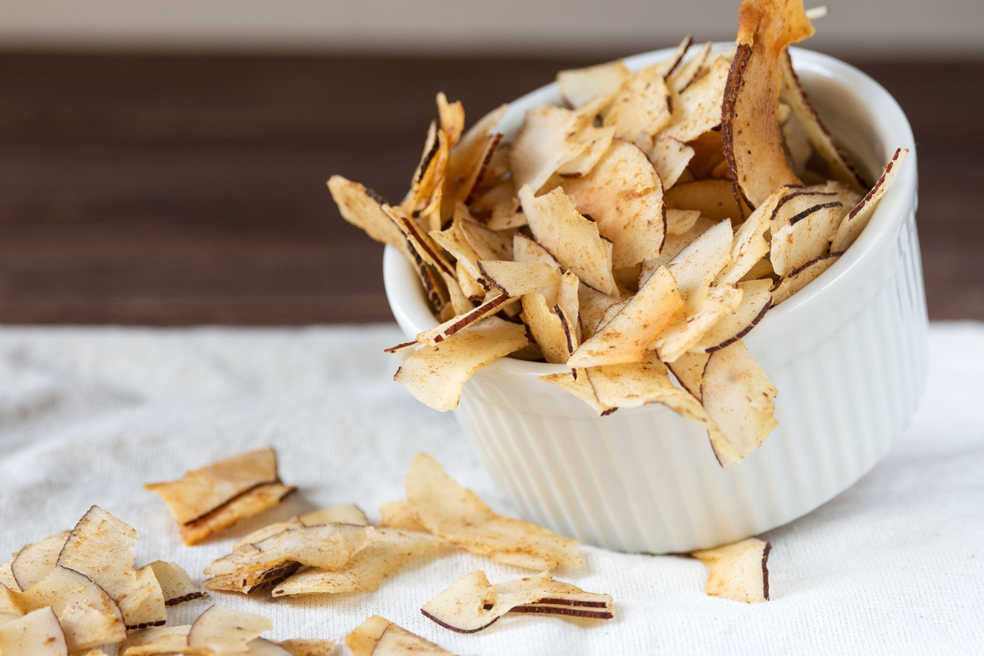 Geröstete Kokoschips von Mynatura – Knuspriger Bio‑Snack aus 100 % Kokosnuss Geröstete Kokoschips von Mynatura – Knuspriger Bio‑Snack aus 100 % Kokosnuss