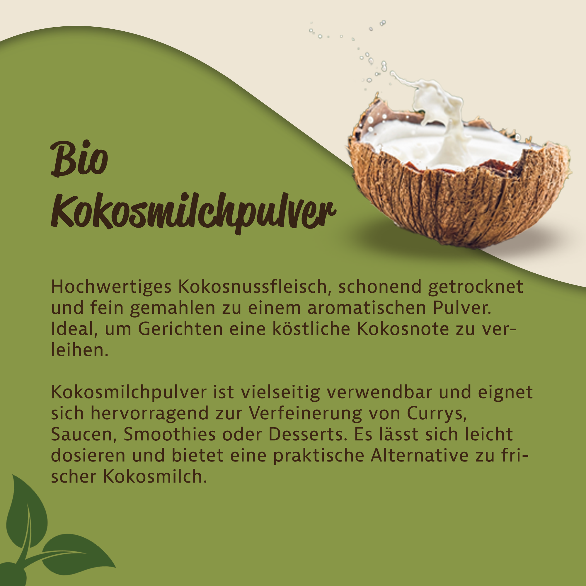 Mynatura Bio Kokosmilchpulver Kokosmilch (1000g) Mynatura Bio Kokosmilchpulver Kokosmilch (1000g)