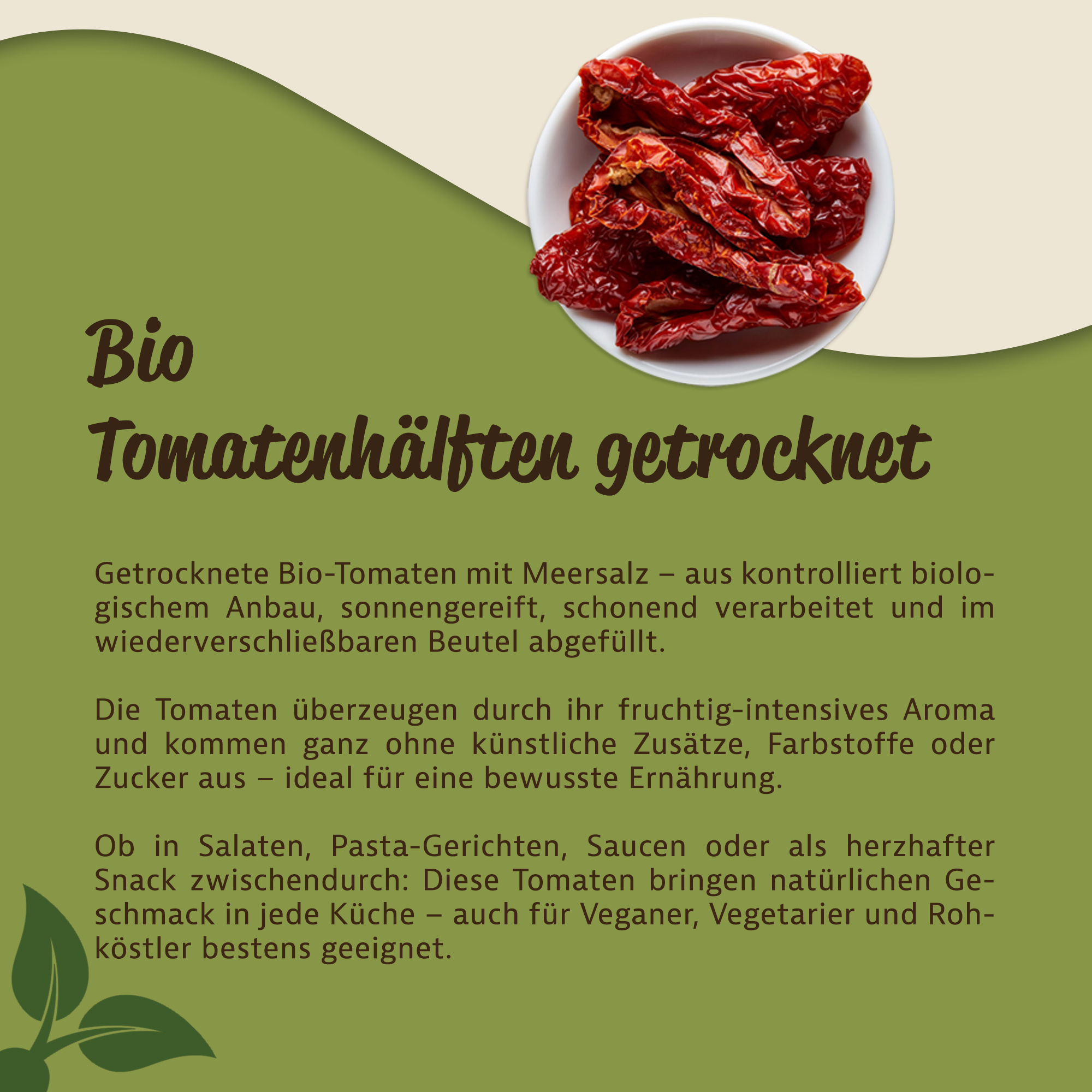Mynatura Bio Tomatenhälften getrocknet Mynatura Bio Tomatenhälften getrocknet