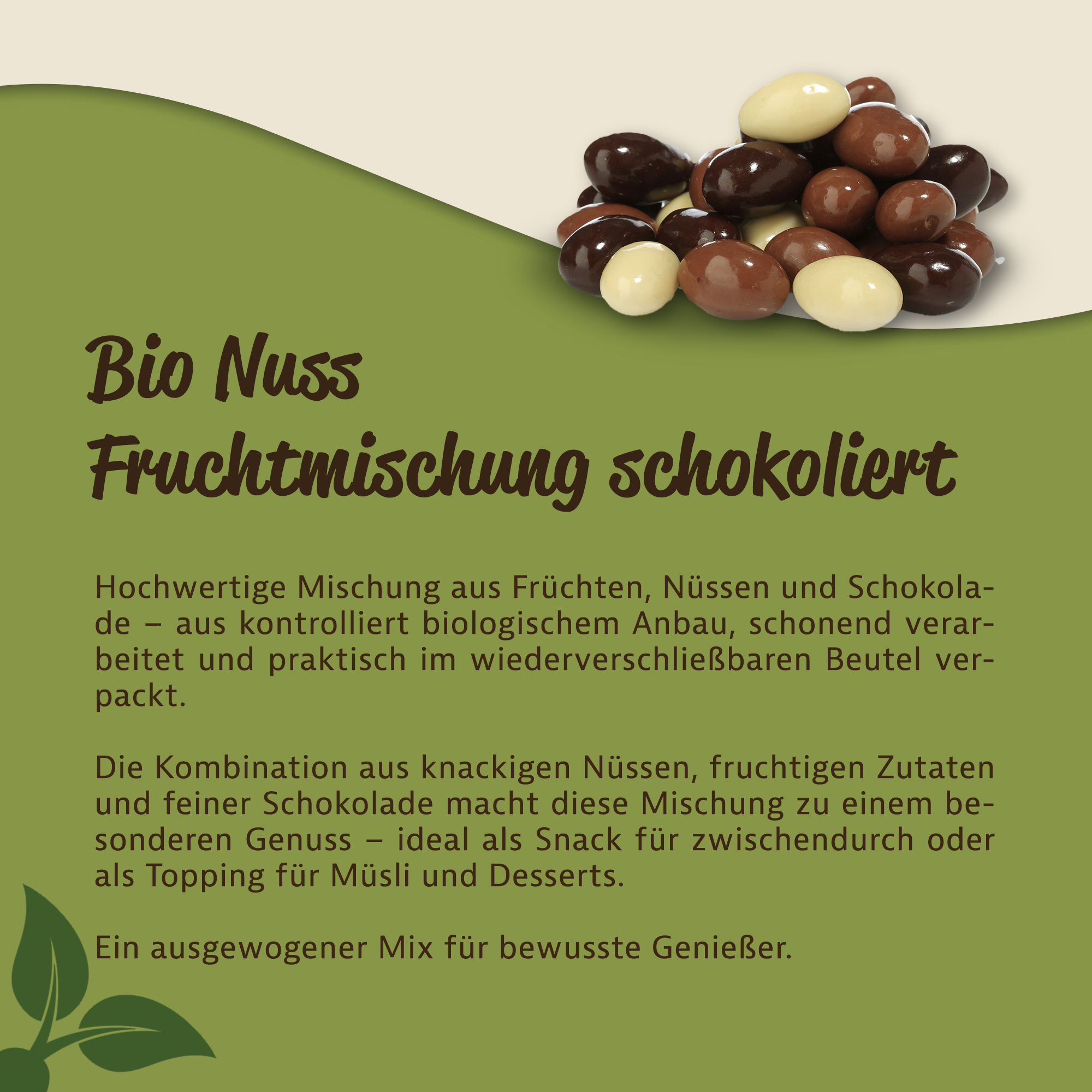 Mynatura Bio Nuss-Fruchtmischung schokoliert
