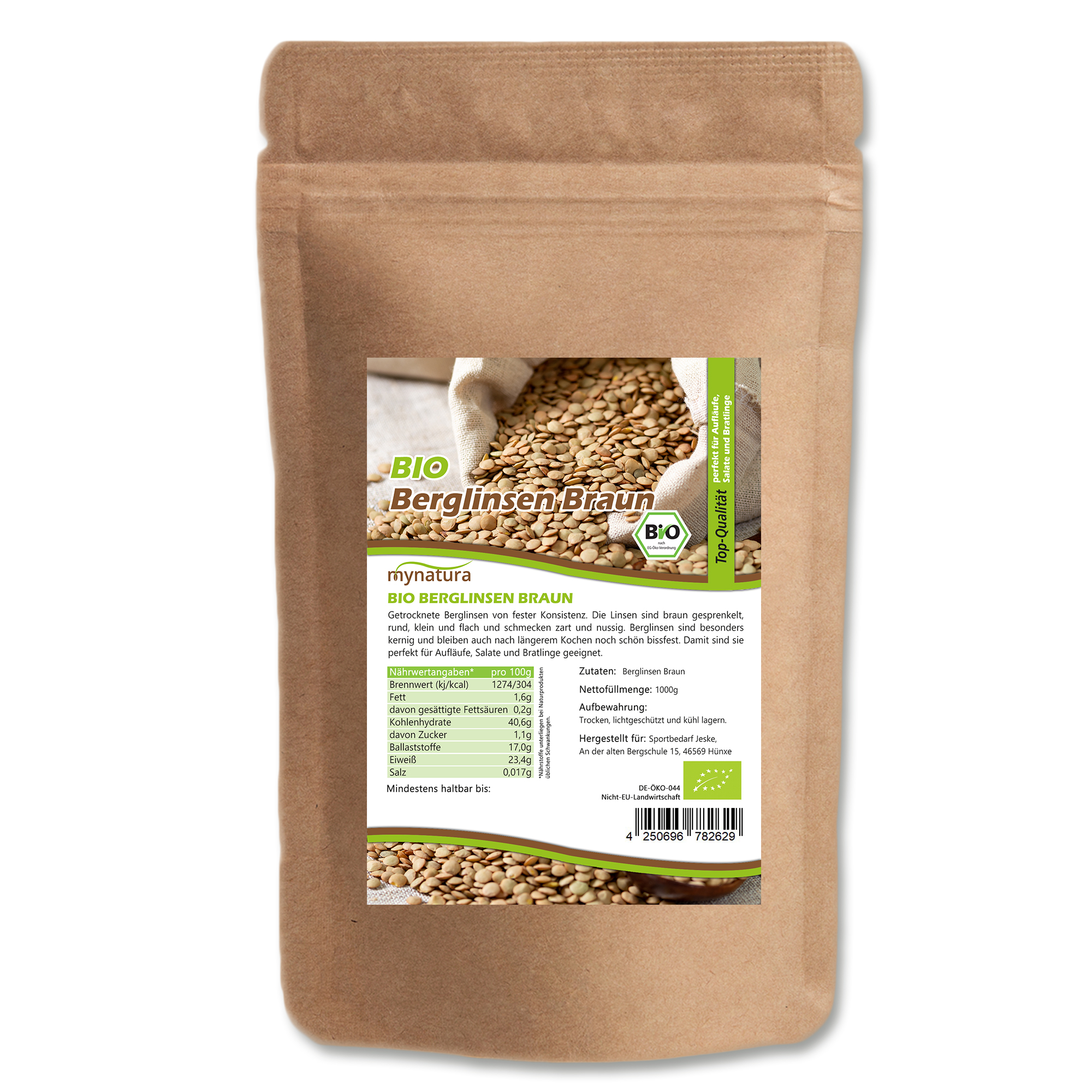 Mynatura Bio Berglinsen braun Mynatura Bio Berglinsen braun