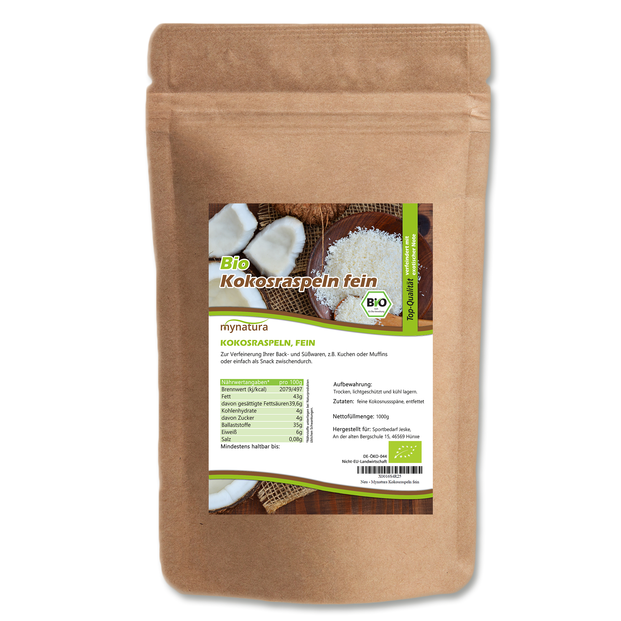 Kokosraspeln Bio – Vielseitige Zutat für Backen, Desserts & exotische Küche 1Kg Kokosraspeln Bio – Vielseitige Zutat für Backen, Desserts & exotische Küche 1Kg