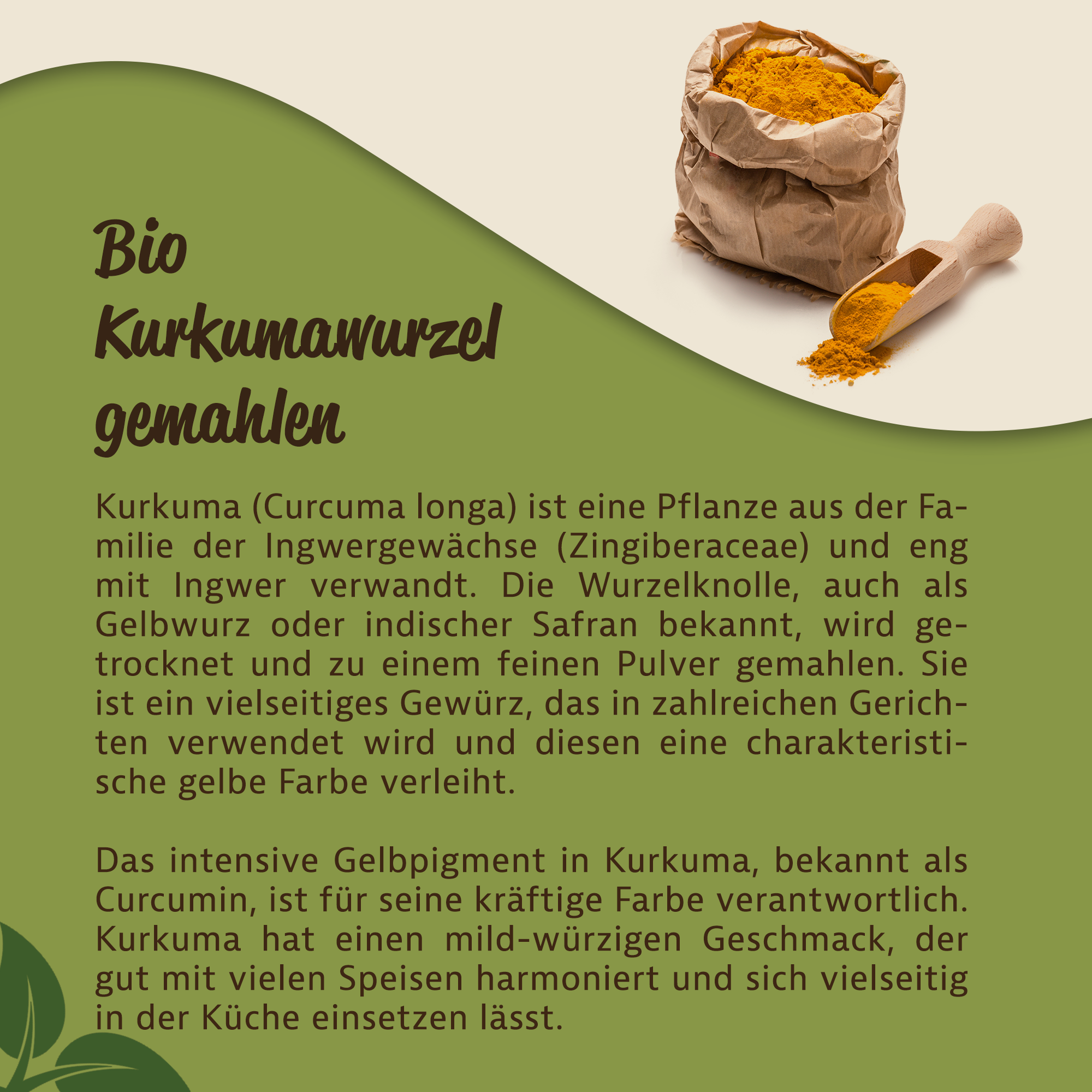 Mynatura Bio Kurkuma Pulver 1Kg