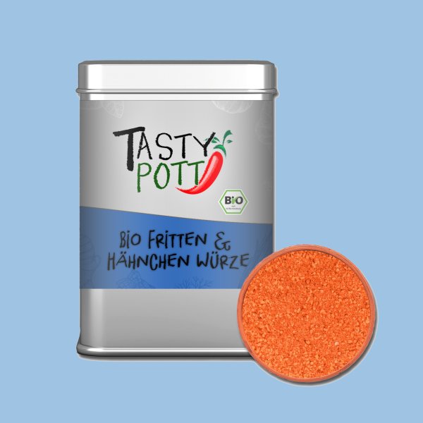 Tasty Pott Bio Fritten & Hähnchen Würze 100g Dose