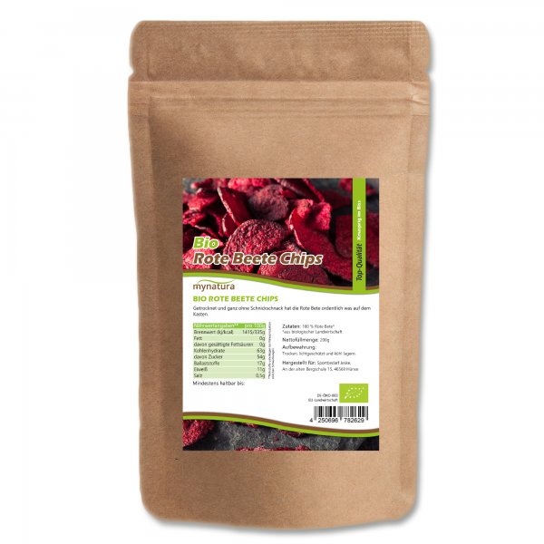 Mynatura Bio Rote Beete Chips 200g