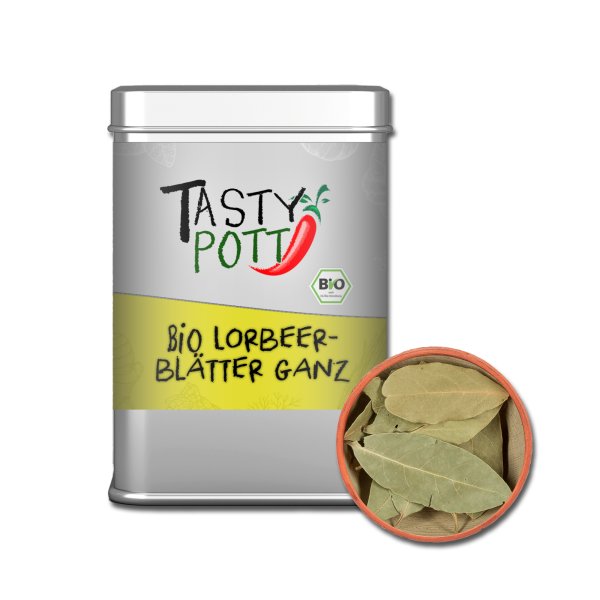 Tasty Pott Bio Lorbeerblätter - ganz - 5g