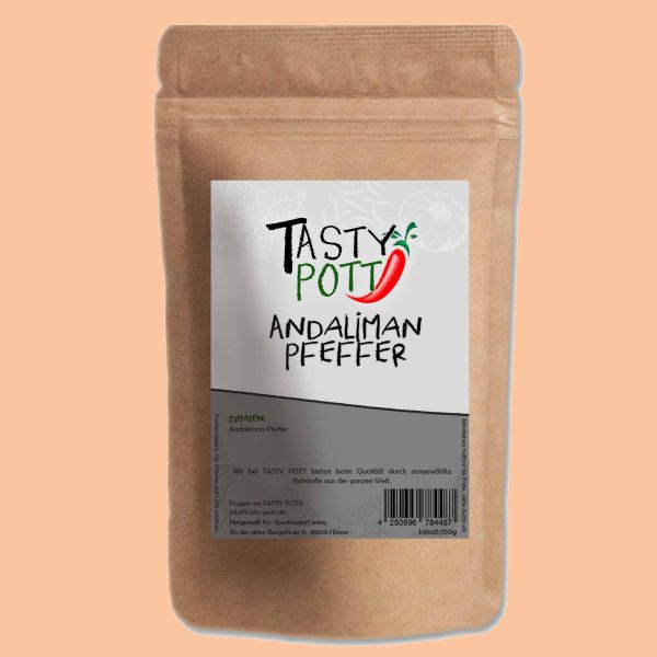 Tasty Pott Andaliman Pfeffer ganz 100g Nachfüllbeutel