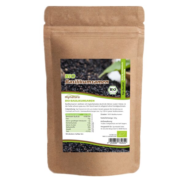 Mynatura Bio Basilikumsamen 500g