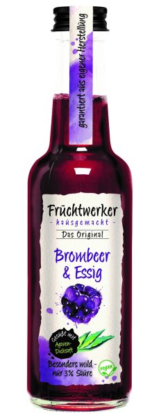 Fruchtwerker Brombeer & Essig mit Agavendicksaft 250ml