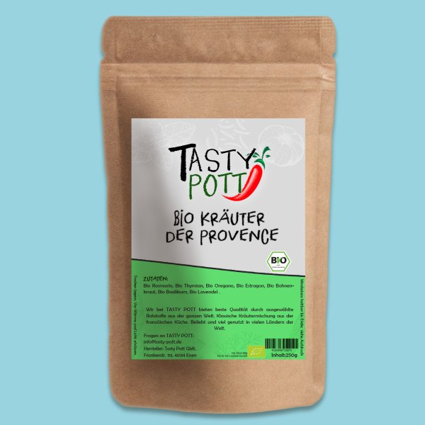 Tasty Pott Bio Kräuter der Provence 250g Beutel