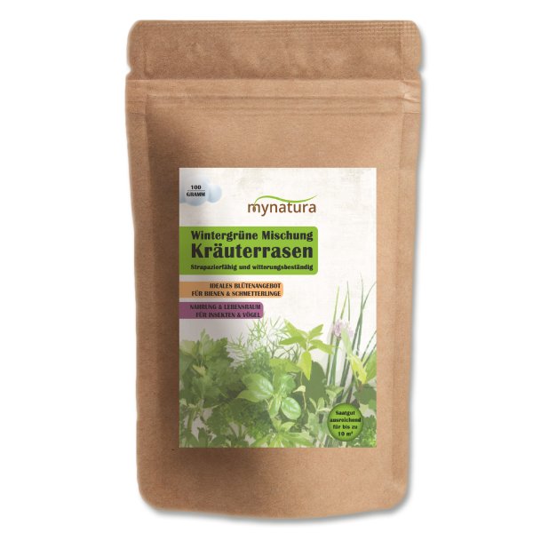 Mynatura Kräuterrasen Wintergrüne Mischung 100g