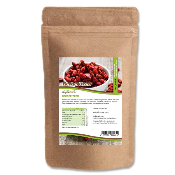 Mynatura Berberitzen getrocknet 1Kg