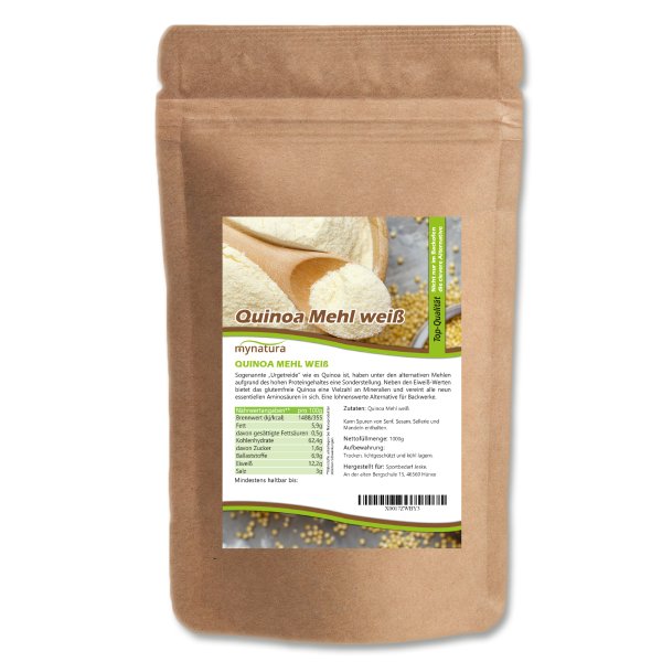 Mynatura Quinoa Mehl, weiss 1kg