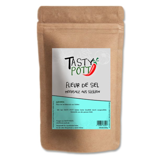 Tasty Pott Fleur de Sel Meersalz Nachfüllbeutel 250g