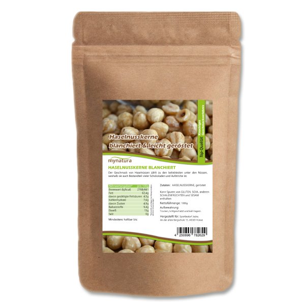 Mynatura Haselnusskerne blanchiert 1kg