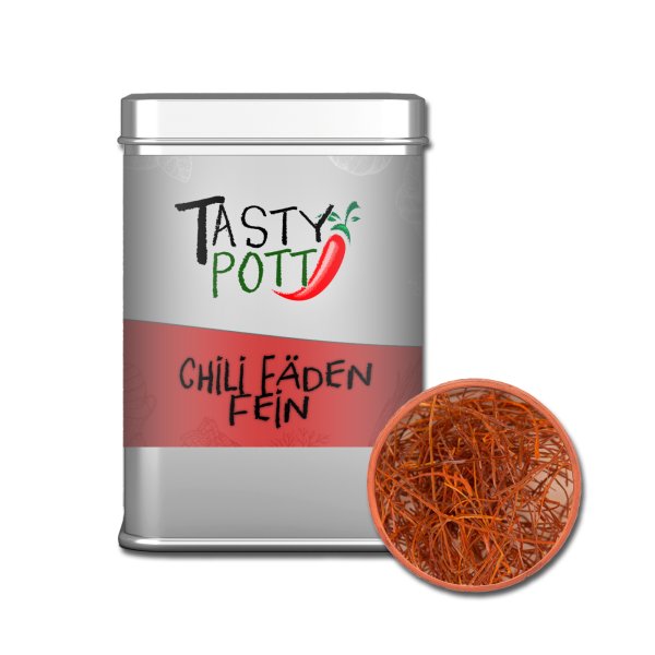 Tasty Pott Chili Fäden fein 10g Dose