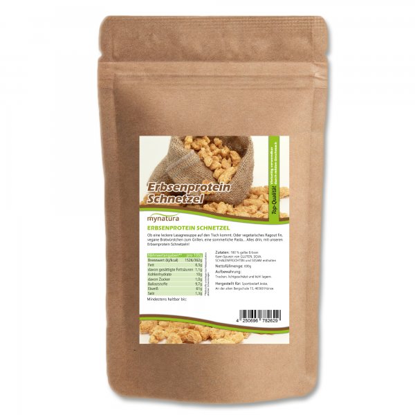 Mynatura Erbsenprotein Schnetzel - Erbsen 600g