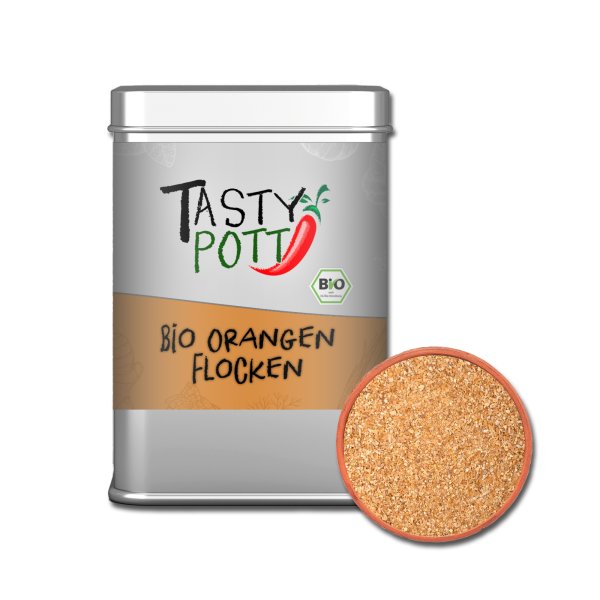 Tasty Pott Bio Orangenflocken (Schale) 100g