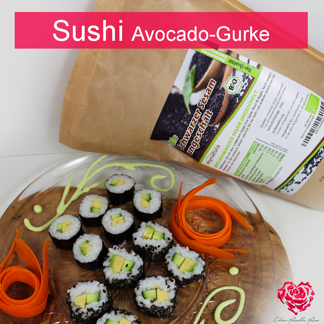 Sushi mit Avokado&amp;Gurke | Rezepte | Mynatura Shop