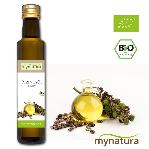 Mynatura Bio Rizinusöl, kaltgepresst 0,25L